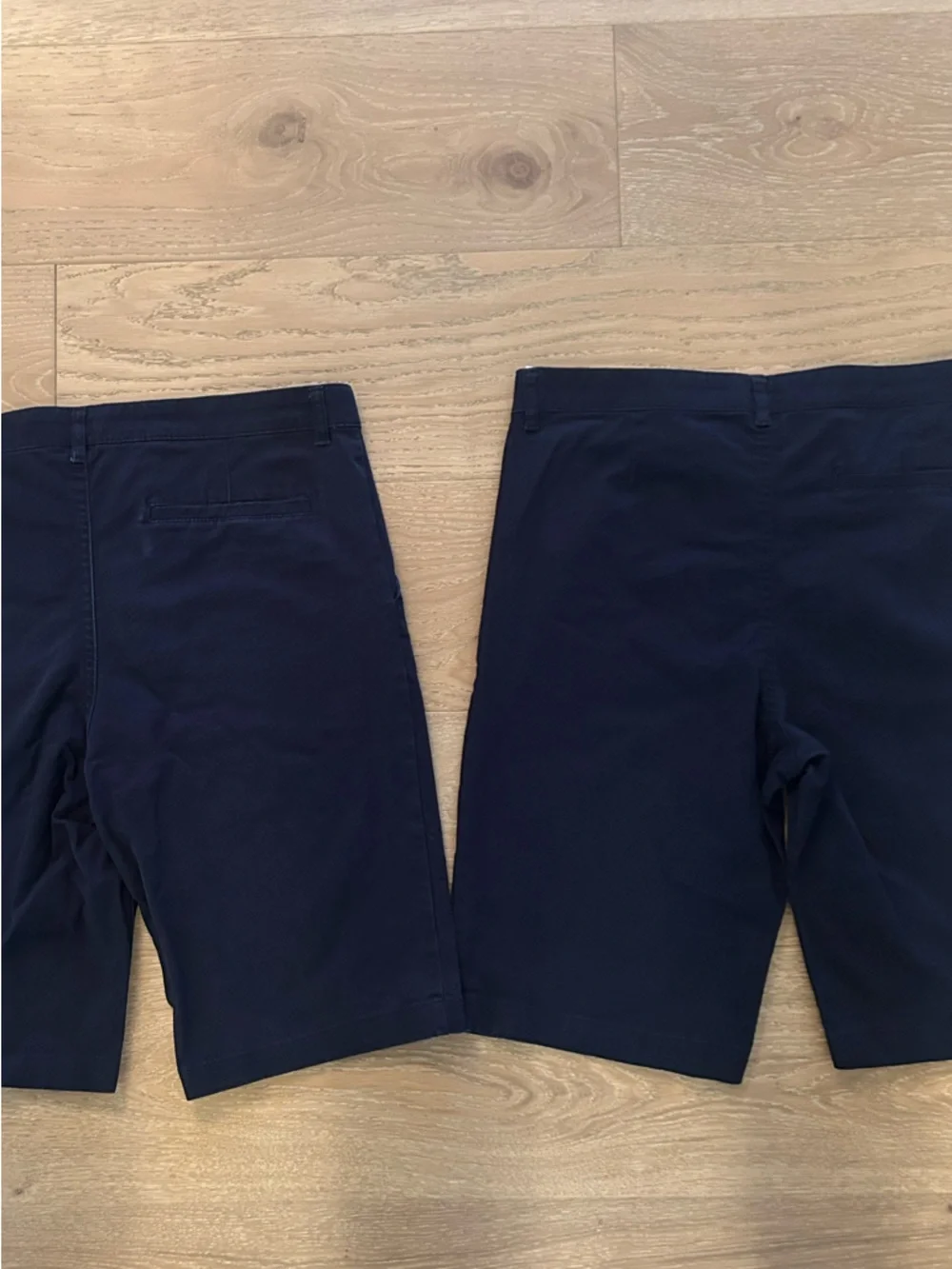 NWOT Old Navy Boys Navy Chino Shorts 2 Pair Size 20